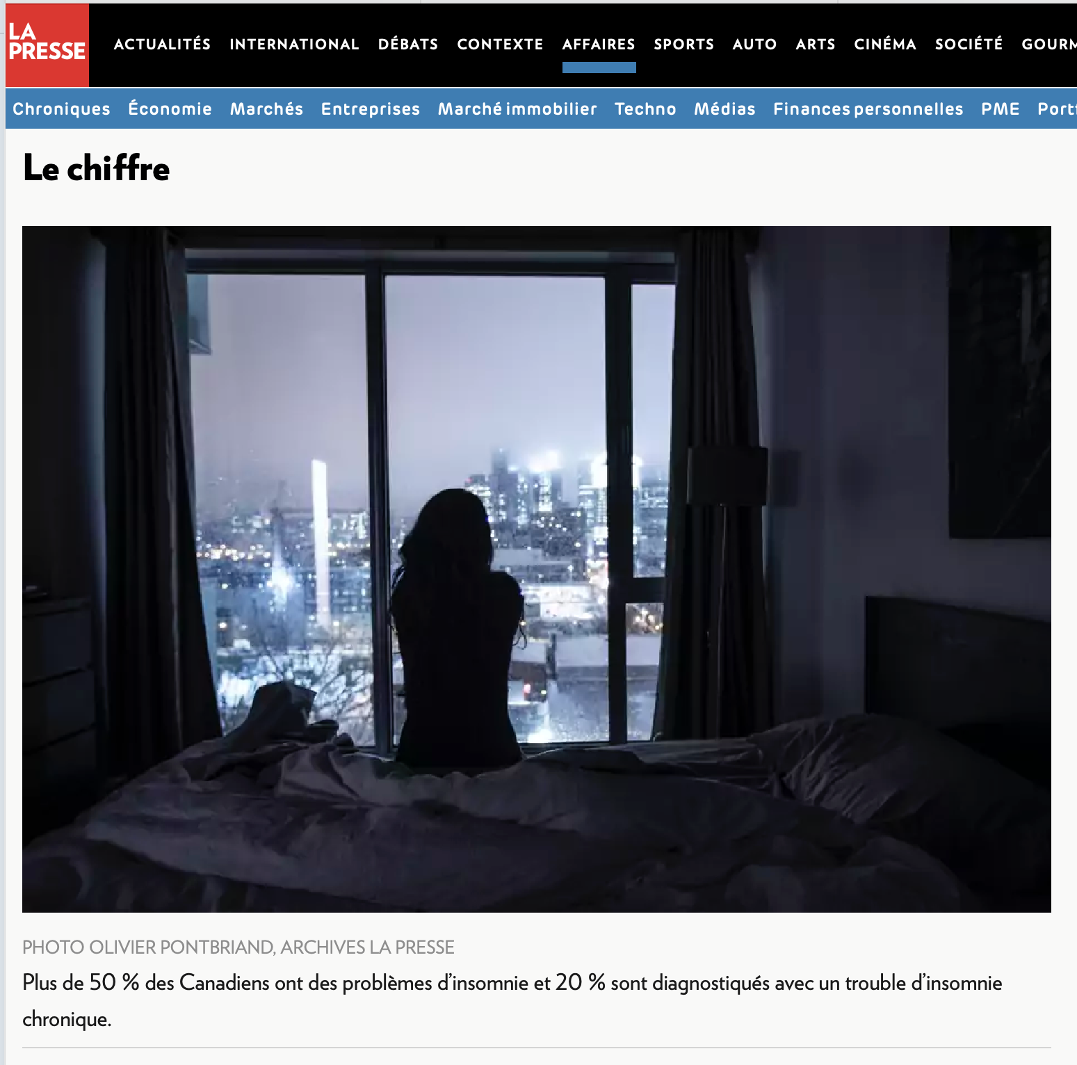 Image de l'article sur La Presse