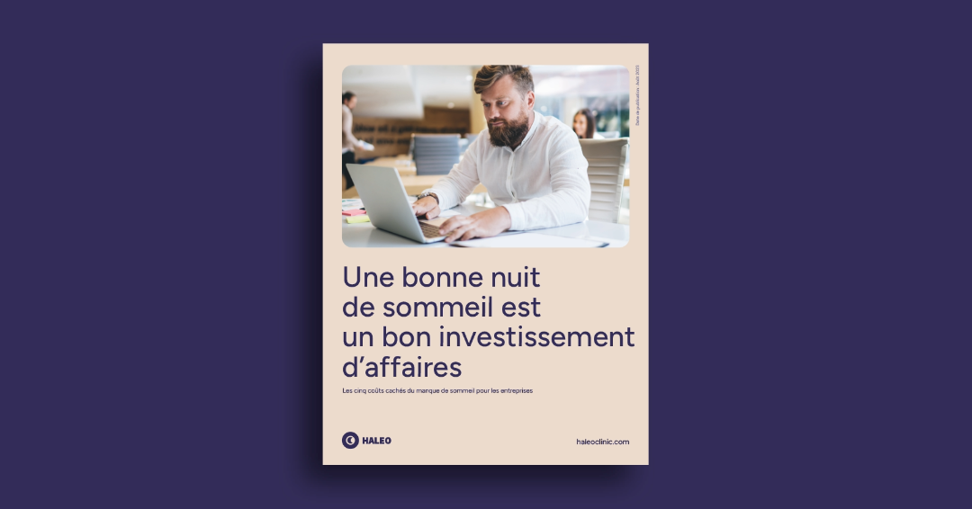 HALEO | Notre livre blanc, les cinq coûts cachés d'un mauvais sommeil ...